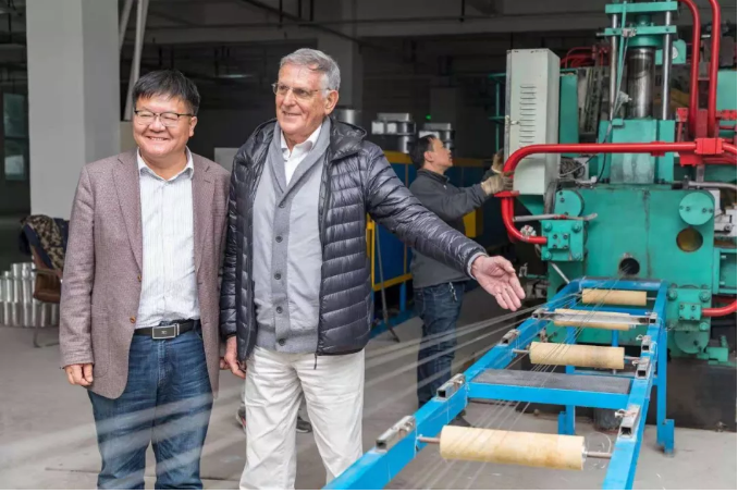 焦作科技河南維可托鎂合金科技有限公司企業(yè)迎來(lái)了諾貝爾化學(xué)獎(jiǎng)得主訪問(wèn)